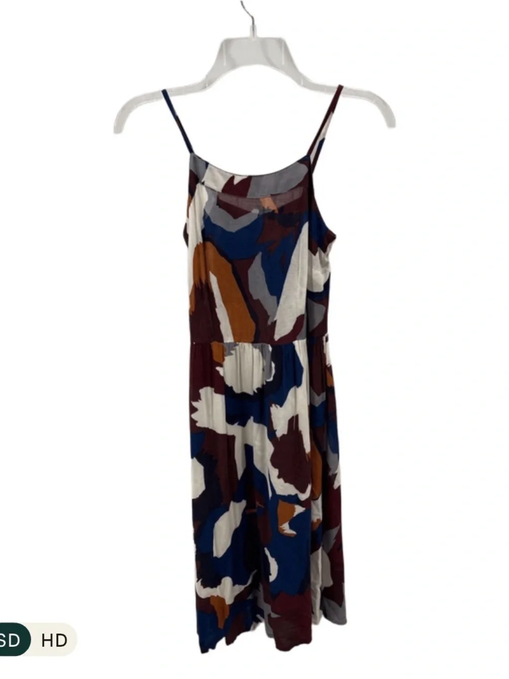 ‼️ SALE ‼️ LOFT Abstract Print Slip Dress | Size 00P | Lined - Picture 4 of 4